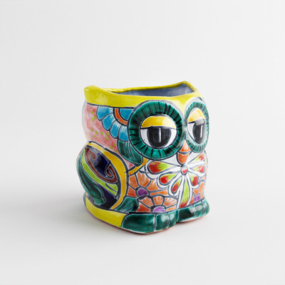 8" YLW Owl Planter (4 pieces)