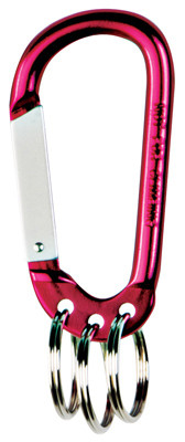 Carabineer & 3 Key Rings (3 pieces)