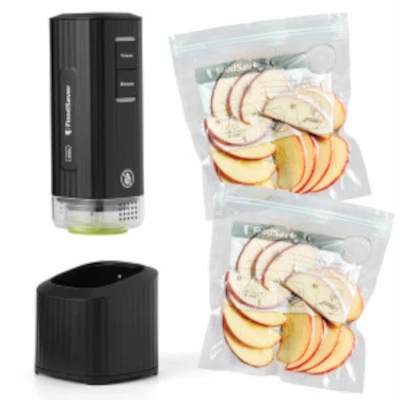 Cordless Handheld Food Vacuum Sealer, Black