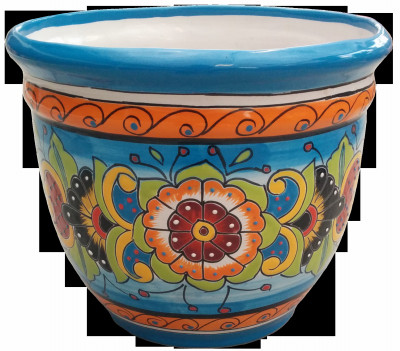 6" TURQ Band Planter (4 pieces)
