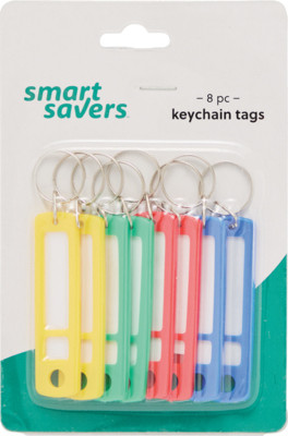 SS 8PK 2-1/2" Key Tag
