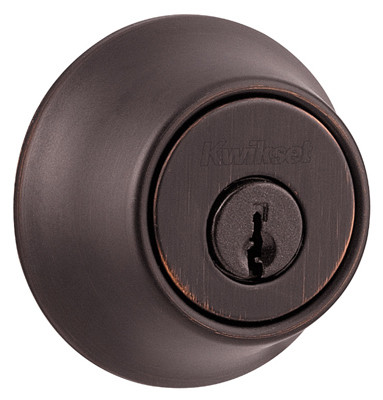 Security Single-Cylinder Deadbolt, Venetian Bronze