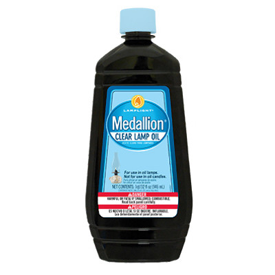 Original Medallion Lamp Oil, Clear, Unscented, 32 oz.