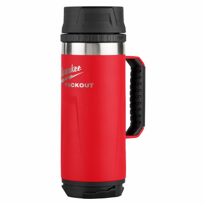 Packout Insulated Mug, Sip Lid, Stainless Steel, Red, 18 oz.