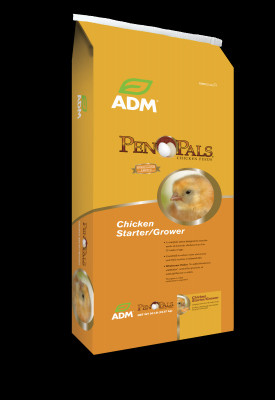 Pen Pals Chicken Starter Grower, Non-Medicated, Crumble, 25-Lbs.