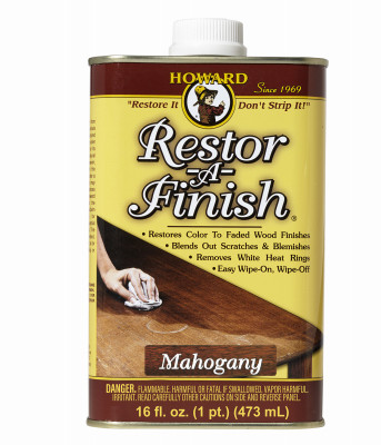 Restor-A-Finish Wood Finish, Mahogany, 16 oz.