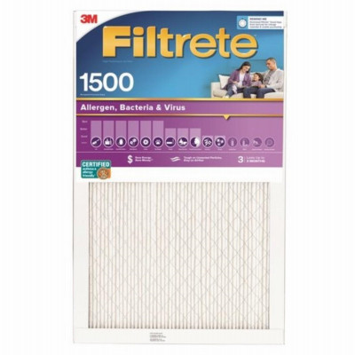 20x30 x 1 In. Ultra Allergen Pleated Furnace Air Filter, Purple, MPR 1500, 3 Months (4 pieces)