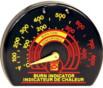 Stove Pipe Thermometer, Black