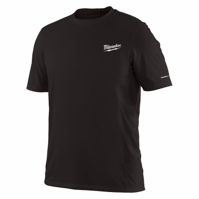 Workskin Lightweight Performance T-Shirt, Black Poly, 2XL
