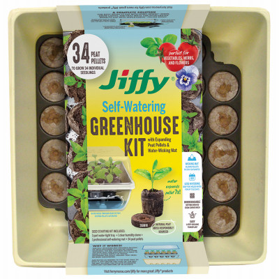 Self-Watering Greenhouse, 34-Ct.
