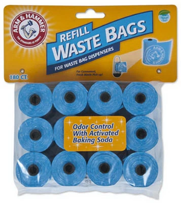 Pet Waste Refill Bags, For Dispenser, 180-Ct.