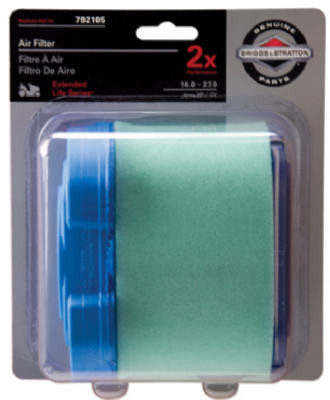 Lawn Tractor Air Filter Cartridge With Pre-Cleaner