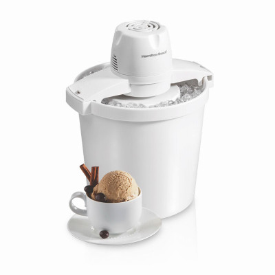 Ice Cream Maker, Fully Automatic, 4 Qt.