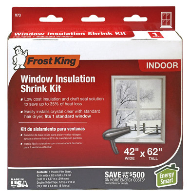 Window Insulation Kit, 42 x 62 In.