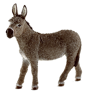 Donkey Toy Animal Figure, Ages 3 & Up (5 pieces)
