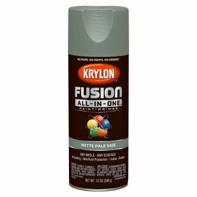 Fusion All-In-One Spray Paint + Primer, Matte Pale Sage, 12-oz.