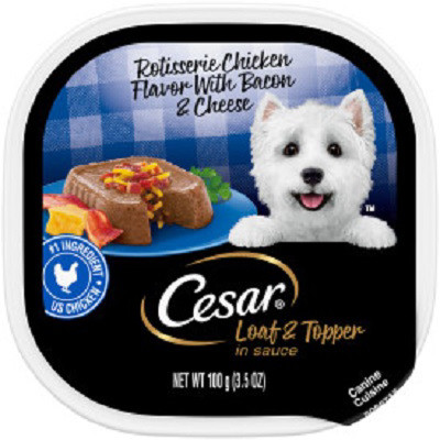 Savory Delights Dog Food, Rotisserie Chicken, Bacon & Cheese, 3.5 oz. Can (24 pieces)
