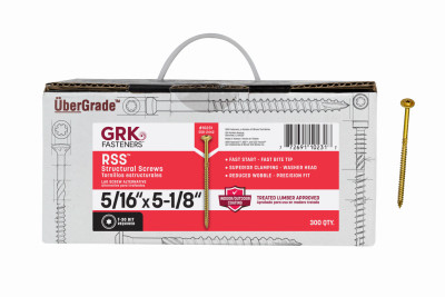 GRK RSS 5/16" x 5-1/8" Screws 300-Ct.