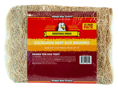 Excelsior Poultry Pads, 9.5 x 12-In. 15-Pk.