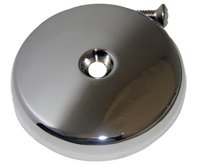 Bathtub Overflow Plate, Chrome Plated