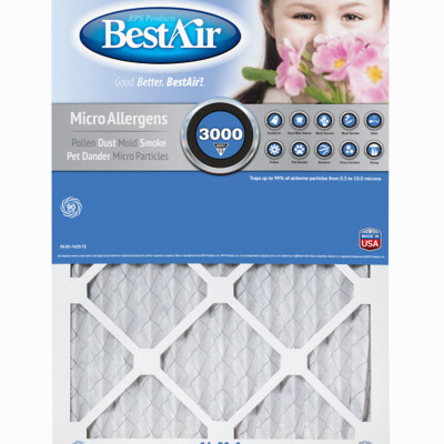 14x20 x 1 In. MERV13 Furnace Filter, 90 Days (6 pieces)