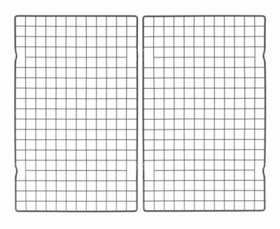 Wire Cooling Rack, Nonstick, 16 x 10 In., 2 Pk.