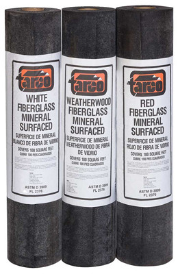 Mineral Surface Roofing, Green, 90-Lb., 36-In. x 36-Ft. Roll