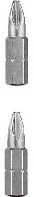 #2 Phillips Insert Bit Tip, 1 In. (100 pieces)
