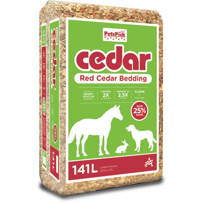 Pet Cedar Bedding, 2 Cu. Ft.