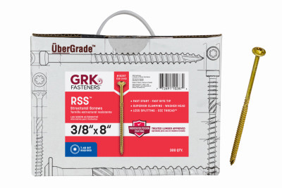 GRK RSS 3/8" x 8" Screws 300-Ct.