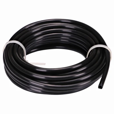 Water Supply Tubing, Black Polyethylene, 1/4-In. x 25 Ft.