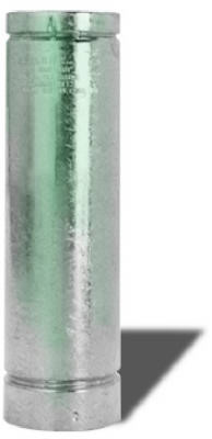 Gas Vent Chimney Pipe, Round, Type B, 3 x 24-In.