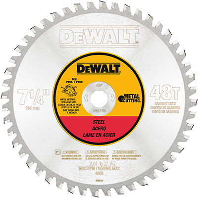 Ferrous Metal Cutting Blade, 48-Tooth x 7-1/4 In.