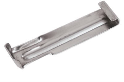 Fascia Strap Hanger, Mill Finish Aluminum, 5 In.