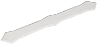 Gutter Downspout Band, White Aluminum, Fits 2 x 3 In. & 3 x 4 In. Downspout