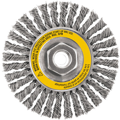 Carbon Wire Wheel, 5 x 5/8 In.