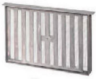 Foundation Vent, Slide Damper, Mill, 8 x 16 In. (12 pieces)