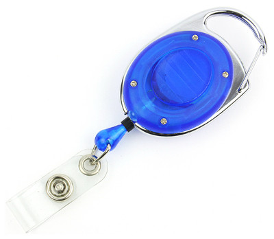 Badge Clip on Retractable 32 In. Cord, Assorted Colors, 30-Pc. Bucket