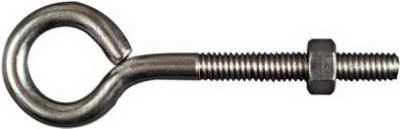 Eye Bolts, Stainless Steel, 5/16 x 4 In.