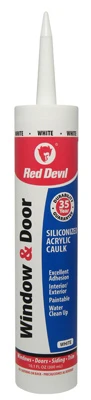 Window/Door and Siding Caulk, White, 10.1-oz.
