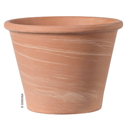 Duo Planter, Round, White Clay, 6-In. (16 pieces)