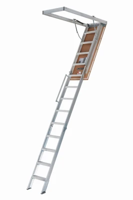 Attic Ladder, Aluminum, 350-Lb. Duty Rating, 12 Ft.
