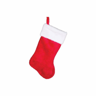20" RED Plush Stocking (24 pieces)