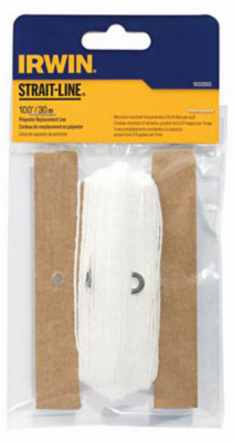 Strait-Line Polyester Replacement Chalk Lines, 100 Ft.