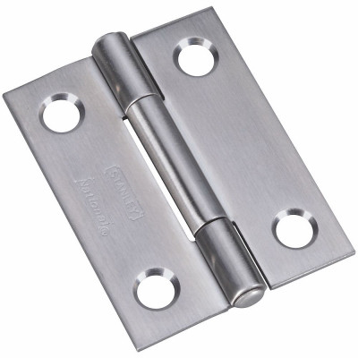 2 In. Stainless Steel Narrow Tight Pin Light-Duty Hinge