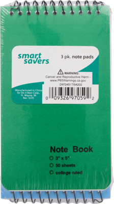 SS 3PK Note Pad Set