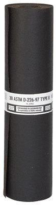 Asphalt Roofing Felt Type II, ASTM D-226 Gold Lined, 30 Lb.