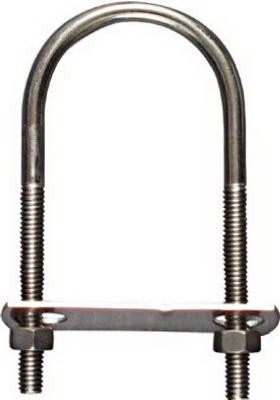 U-Bolt, Stainless Steel, 5/16 x 2 x 4-1/2 In.