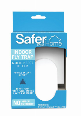 Indoor Plug-In Fly Trap, UV LED Light Attractant (6 pieces)