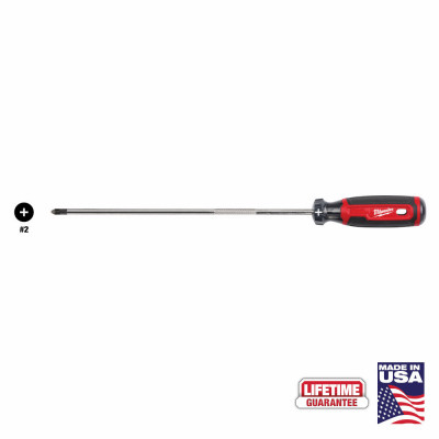 #2 Phillips Screwdriver, Cushion Grip, 10 In.